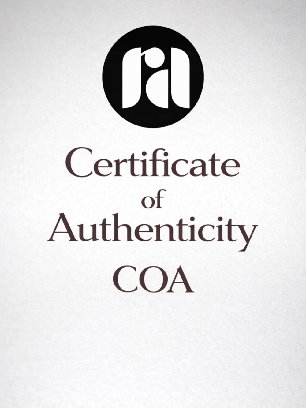 Add on Real Authentication Service COA